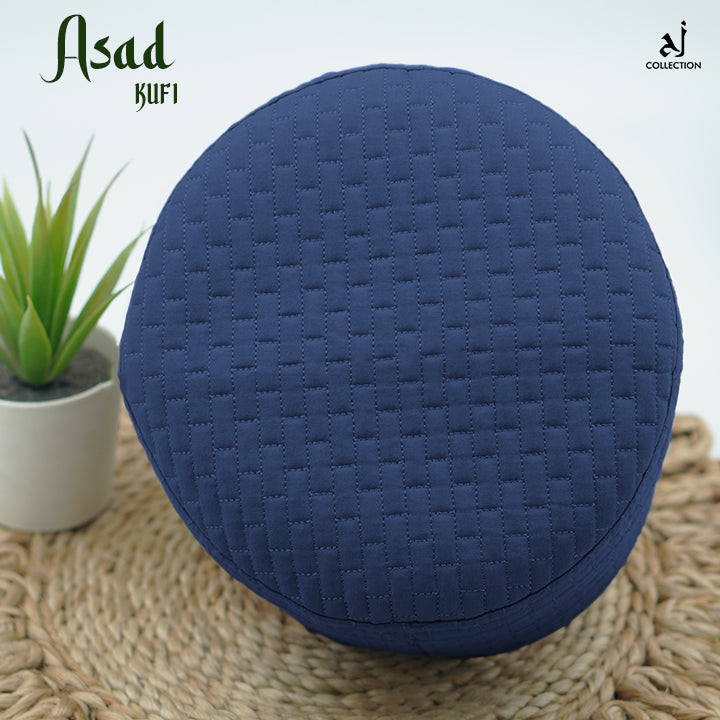 Asad Kufi Cap - Blue