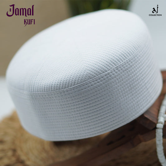 Jamal Kufi Cap - White