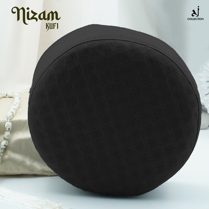 Nizam Kufi Cap - Black