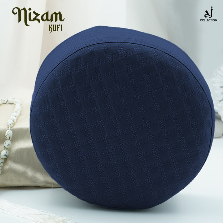 Nizam Kufi Cap - Blue