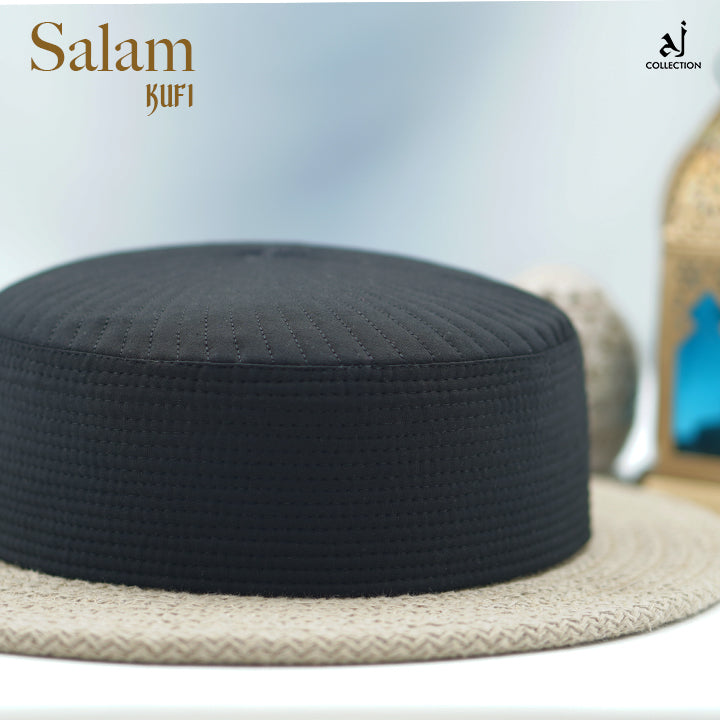 Salam Kufi Cap - Black