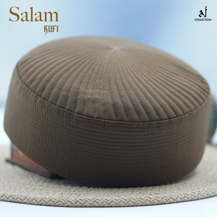 Salam Kufi Cap - Camel/Brown