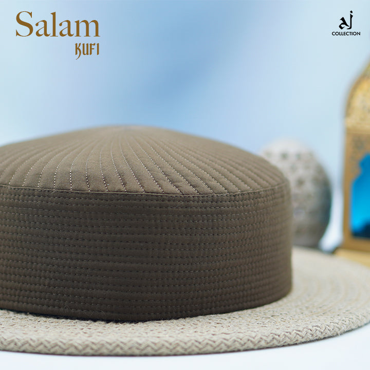 Salam Kufi Cap - Camel/Brown