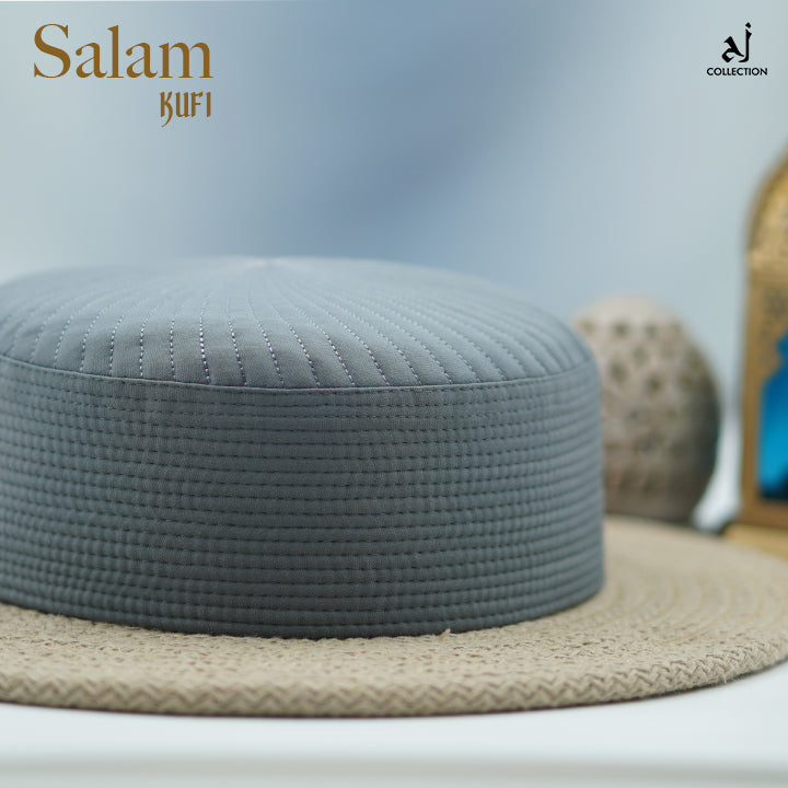 Salam Kufi Cap - Gray